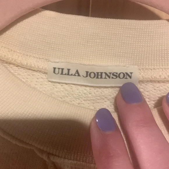 ULLA JOHNSON Philo New York puff sleeve crewneck - Picture 2 of 7